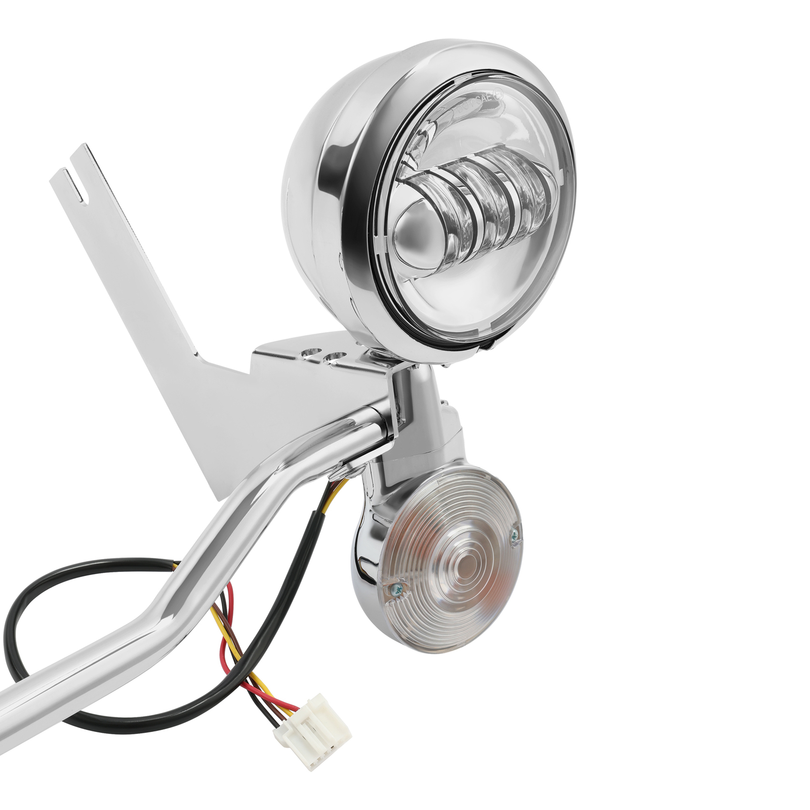 4.5" LED Spot Passing Lights Turn Signals Fit For Harley Road King 2014-2024