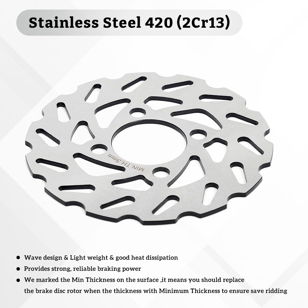 Front & Rear Brake Disc Rotors & Pads for Yamaha Banshee 350 YFZ 350 1990-2006