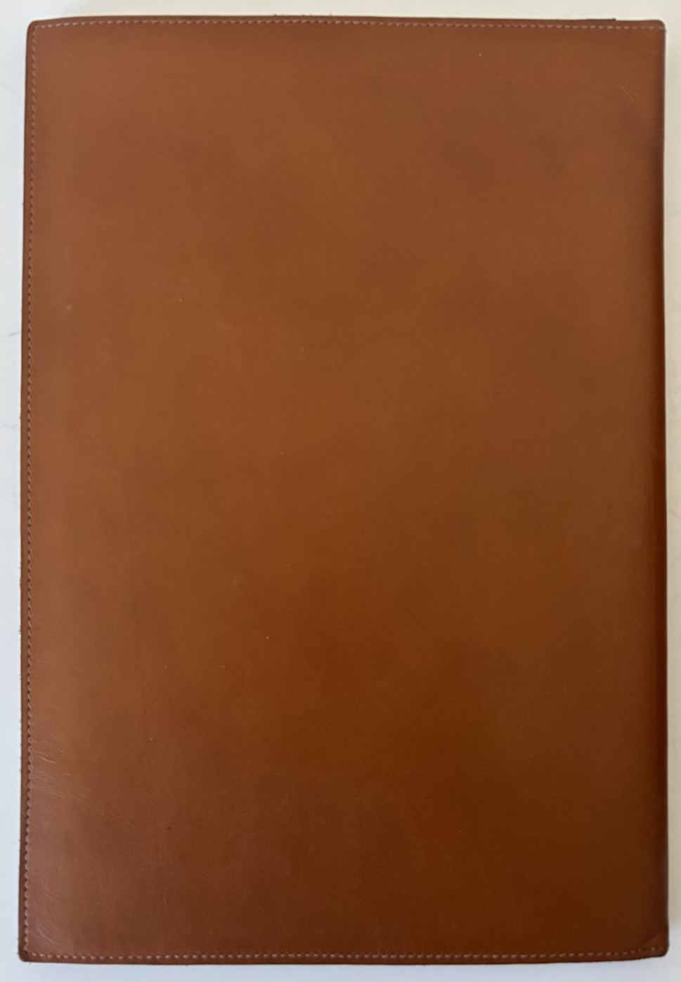 Leather Executive Briefcase w/ Padfolios + Metal Calculator Sleeve Vintage ABC