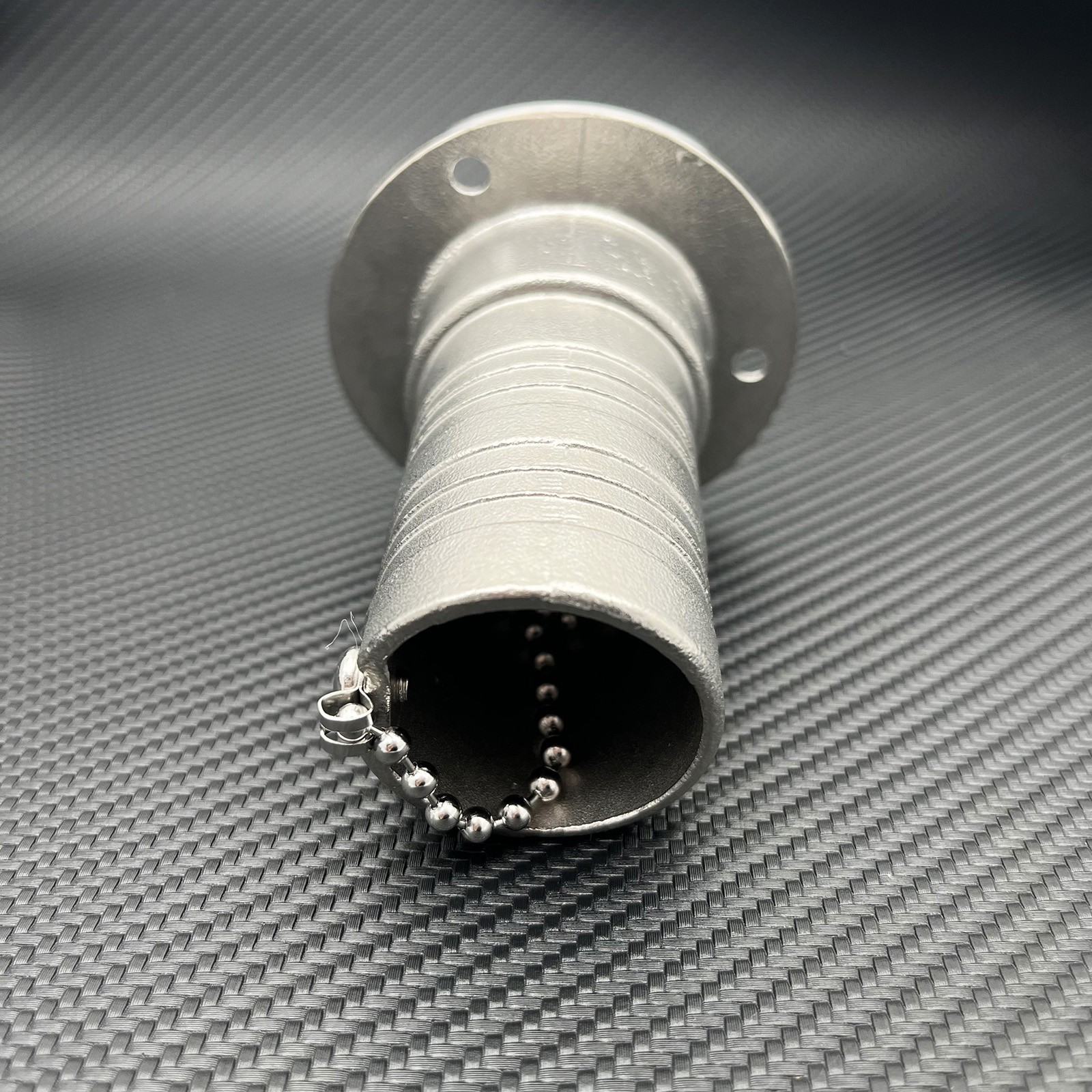 Universal 1.5" Stainless Steel Fuel Filler Neck With Stainless Flip Top Cap