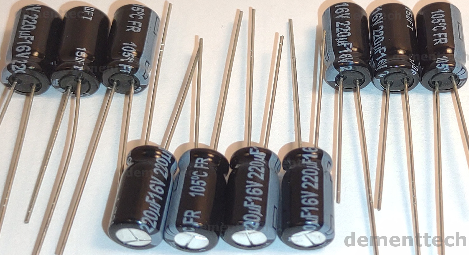 10x 220uF 16v Panasonic FR 105C Low-ESR Impedance radial Capacitors caps 6.3mm