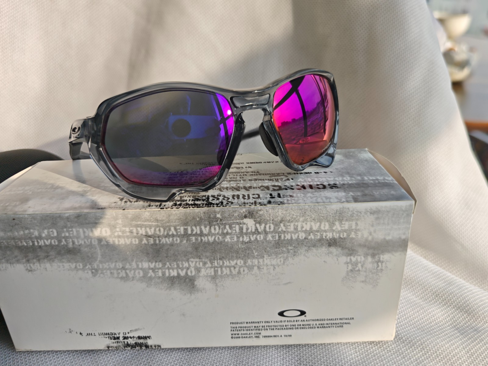 Oakley Sunglasses Plazma OO9019-0359 Grey Ink Frames with Prizm Road Lenses