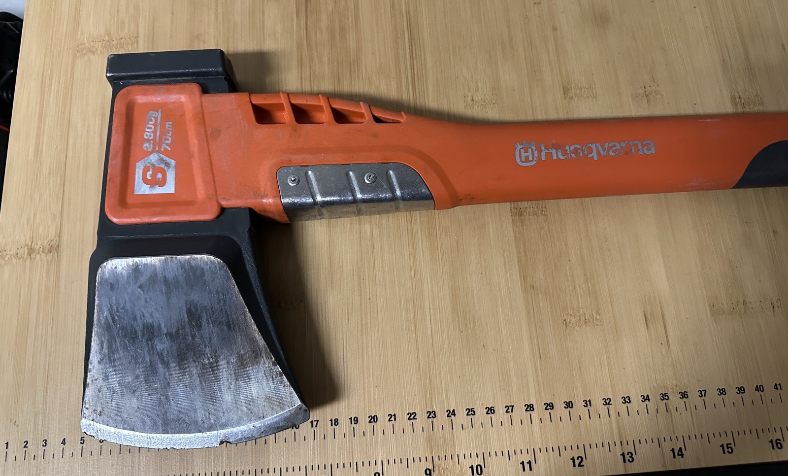 Husqvarna S2800 27" Composite Wood Splitting Axe with Blade Guard