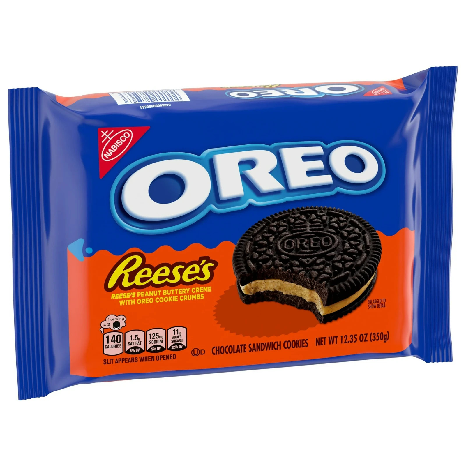 5 Pack OREO REESE'S Peanut Butter Creme Chocolate Sandwich Cookies 12.35 oz Each