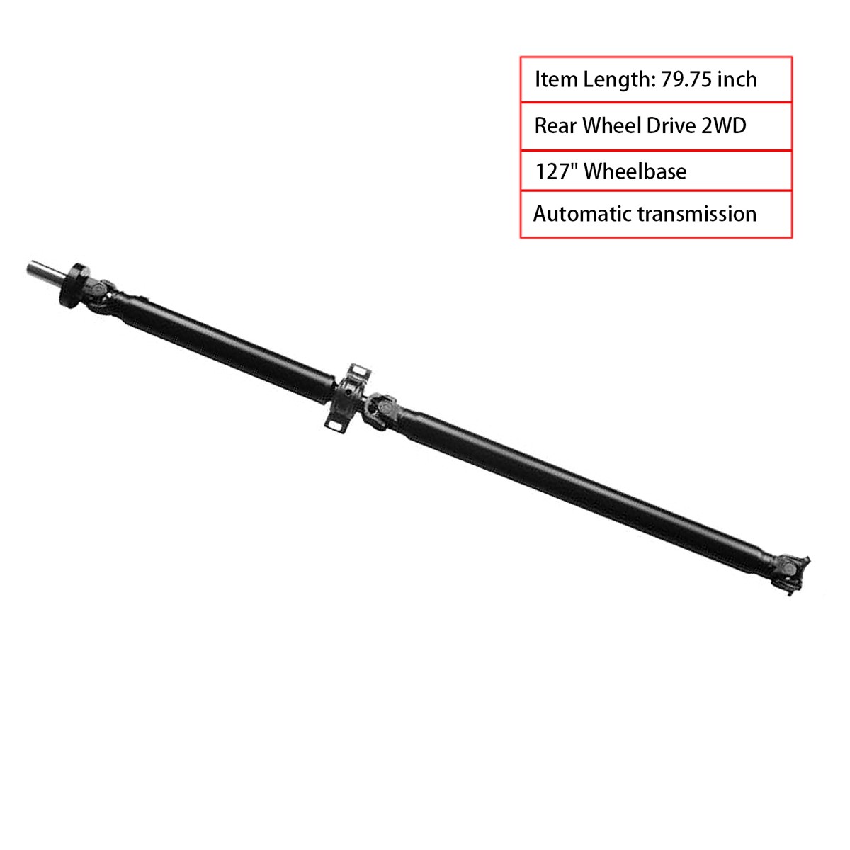 Rear Driveshaft Prop Shaft Assembly for Toyota Tacoma V6 4.0L 05-15 3710004352