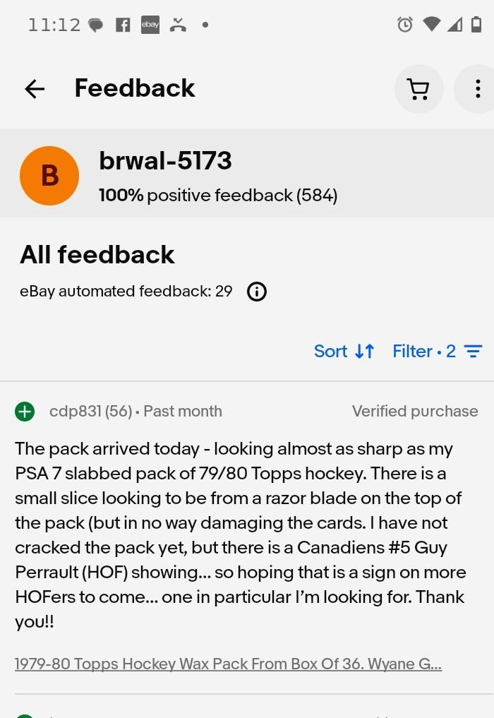 1979-80 Topps Hockey Wax Pack From Box Of 36. Wyane Gretzky RC?