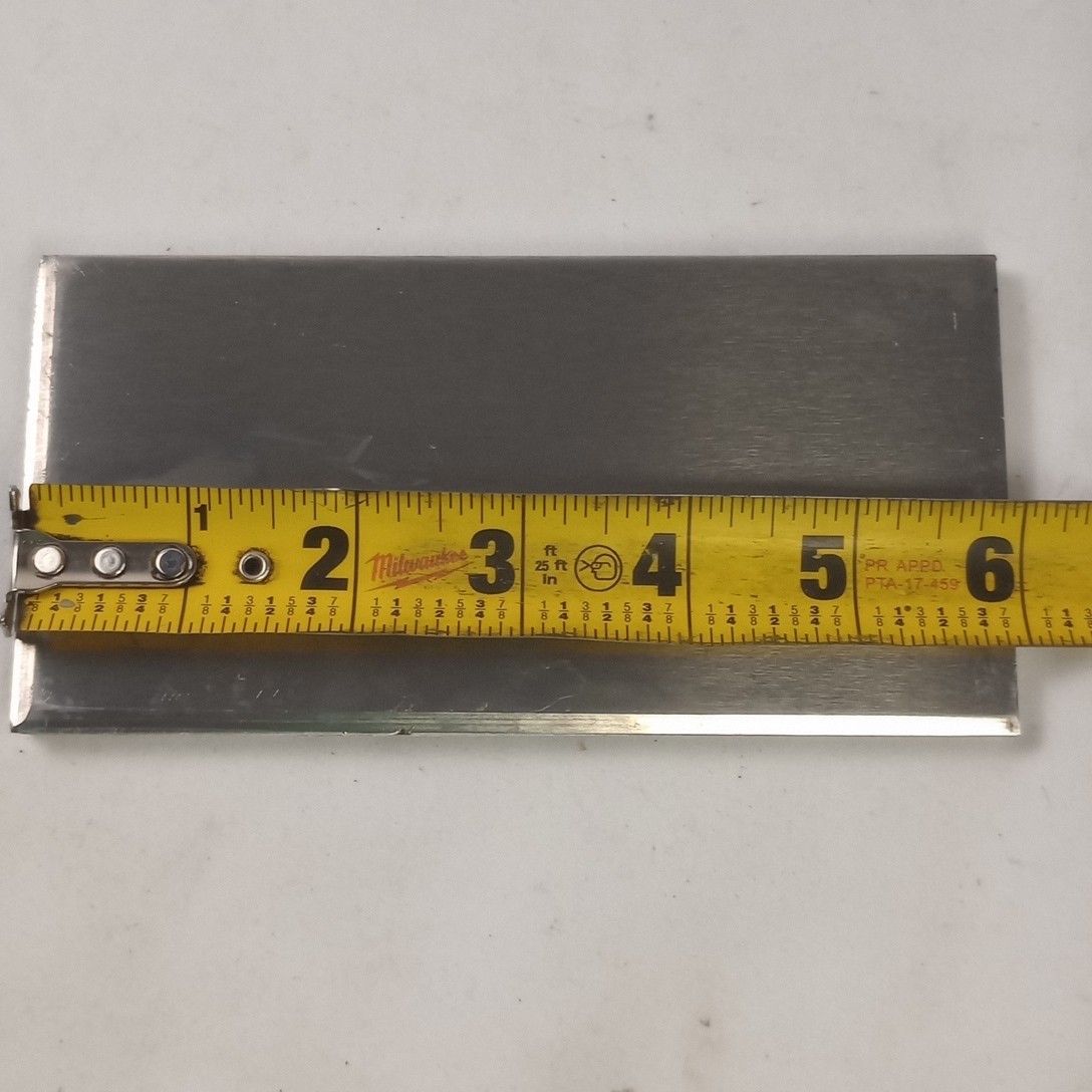 1/4" x 3" Aluminum Flat Bar, 6061 Plate, 6 Inch Length, T6511 Mill Stock, 0.25"