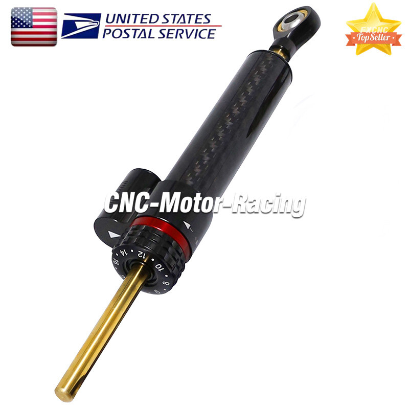 For Kawasaki Ninja ZX636 ZX6R 2005-2006 Steering Damper with Bracket Mount Kit