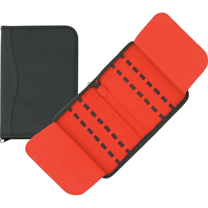 Carry All Knife Pack 16 Pocket Knives Dimensions 7" x 10.5" Nylon Construction