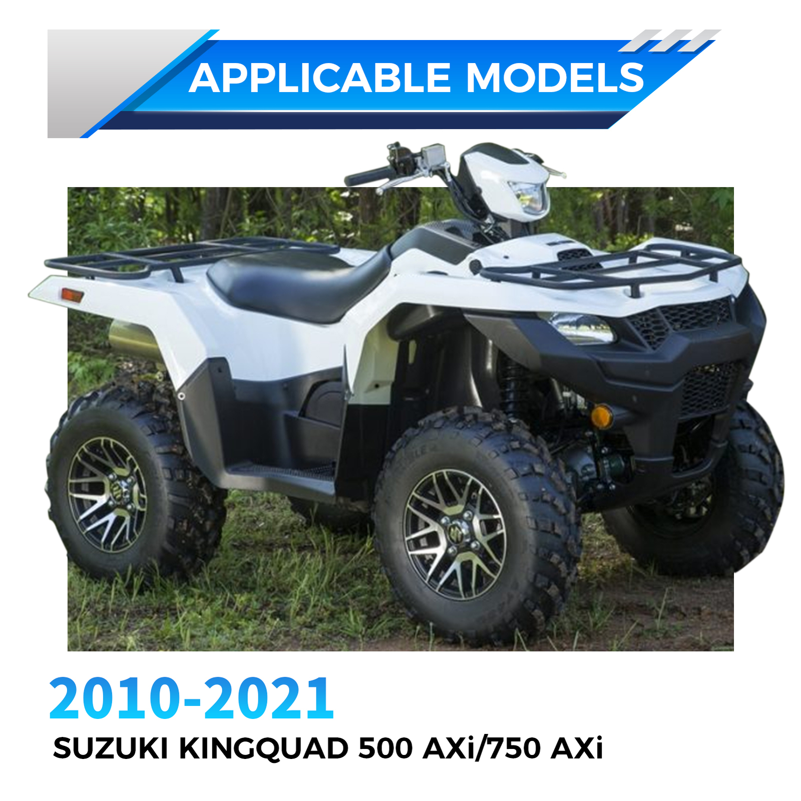 For SUZUKI KING QUAD 500 750 AXi Heavy 2" Lift Kits Front & Rear Steel Brackets