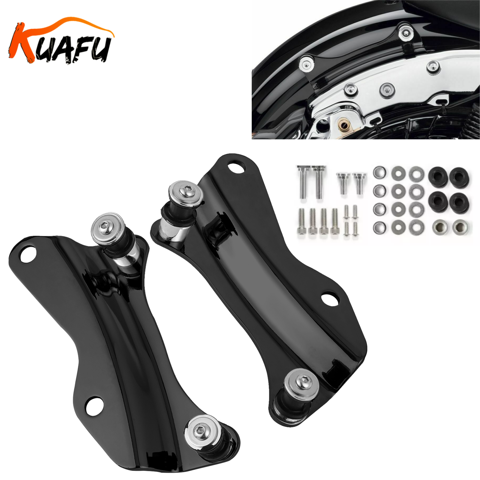 4 Point Docking Hardware Kit For Harley Street Glide Road King 2014-2024 2023 22