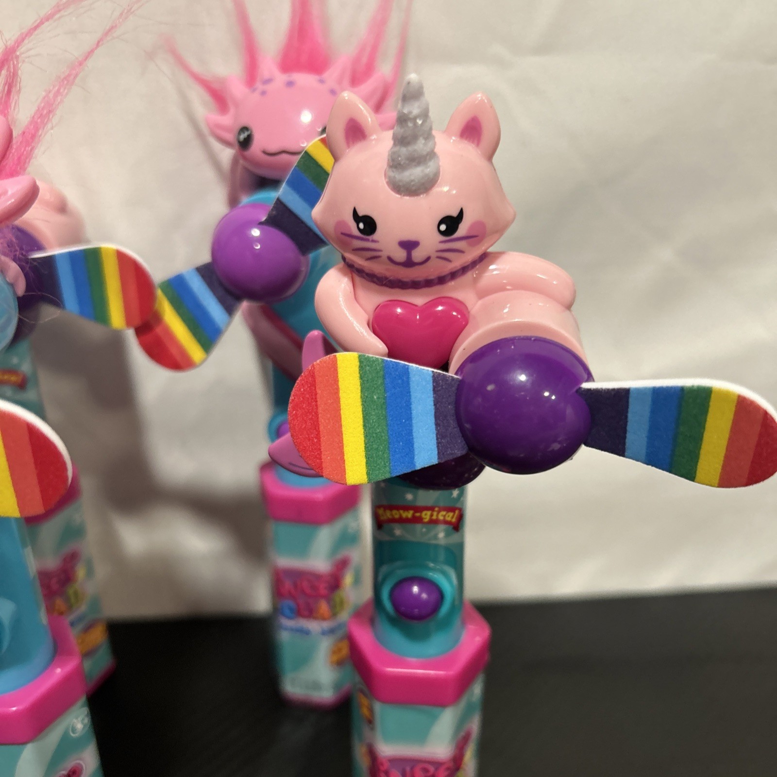 Sweet Squad Candy Fan Ages 3+ Axolotl & Unicorn Cat Mermaid Party Favors