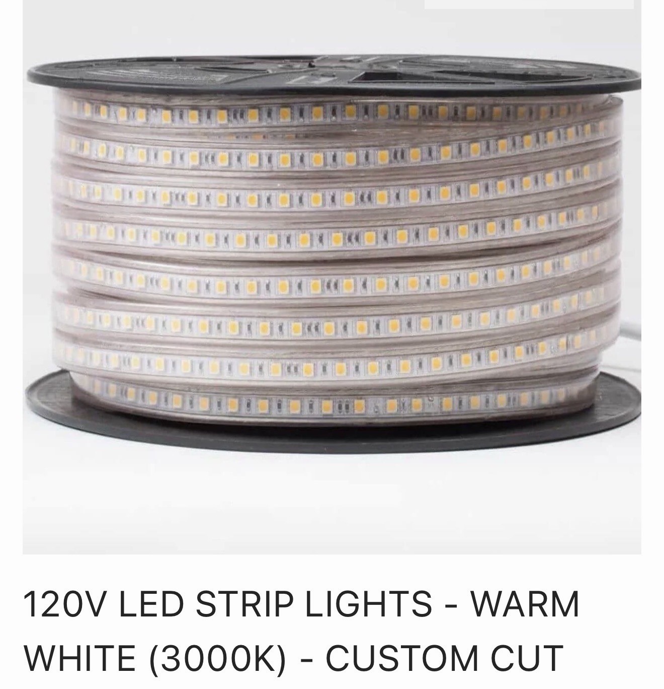 Lumilum HIGH VOLTAGE 120V LED STRIP LIGHT 164 Ft. / 50 Meters NEW