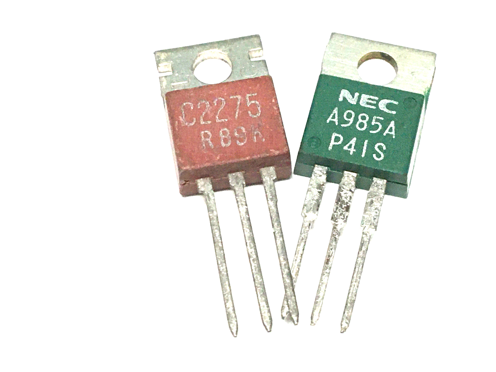 1 pair 2SA985+2SC2275 120v 1,5a 1,5w NEC FREE Shipping within US