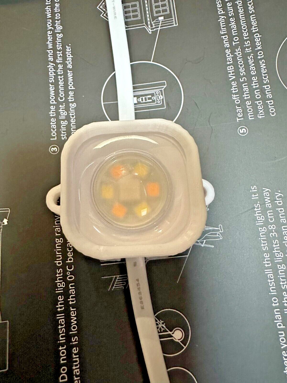 Govee Permanent Outdoor Light mounting Bracket for Soffit, eave, Fascia, Clip