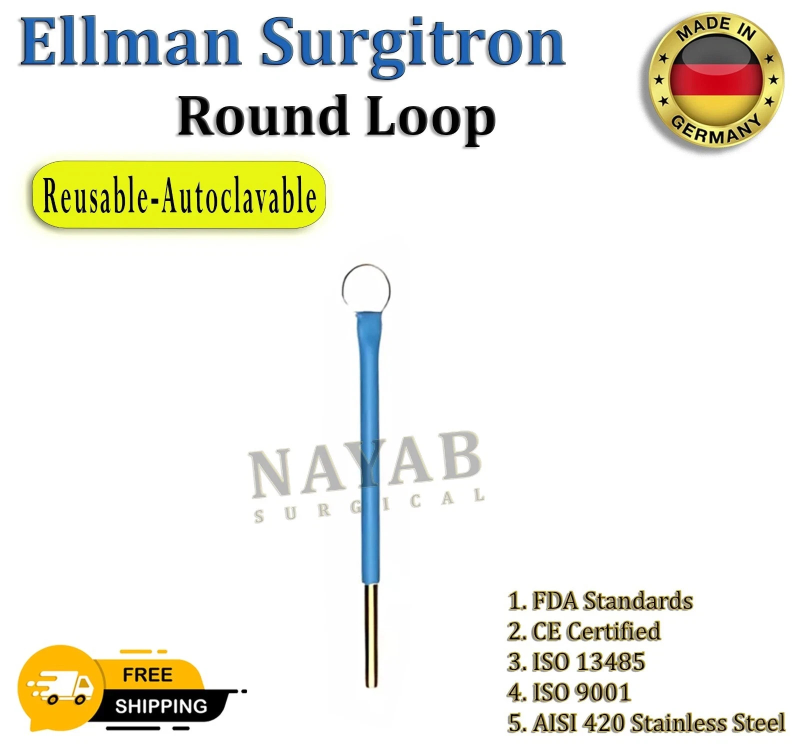 Ellman Surgitron Set of 14 Handpiece Electrodes Reusable - Tungsten Tips New CE