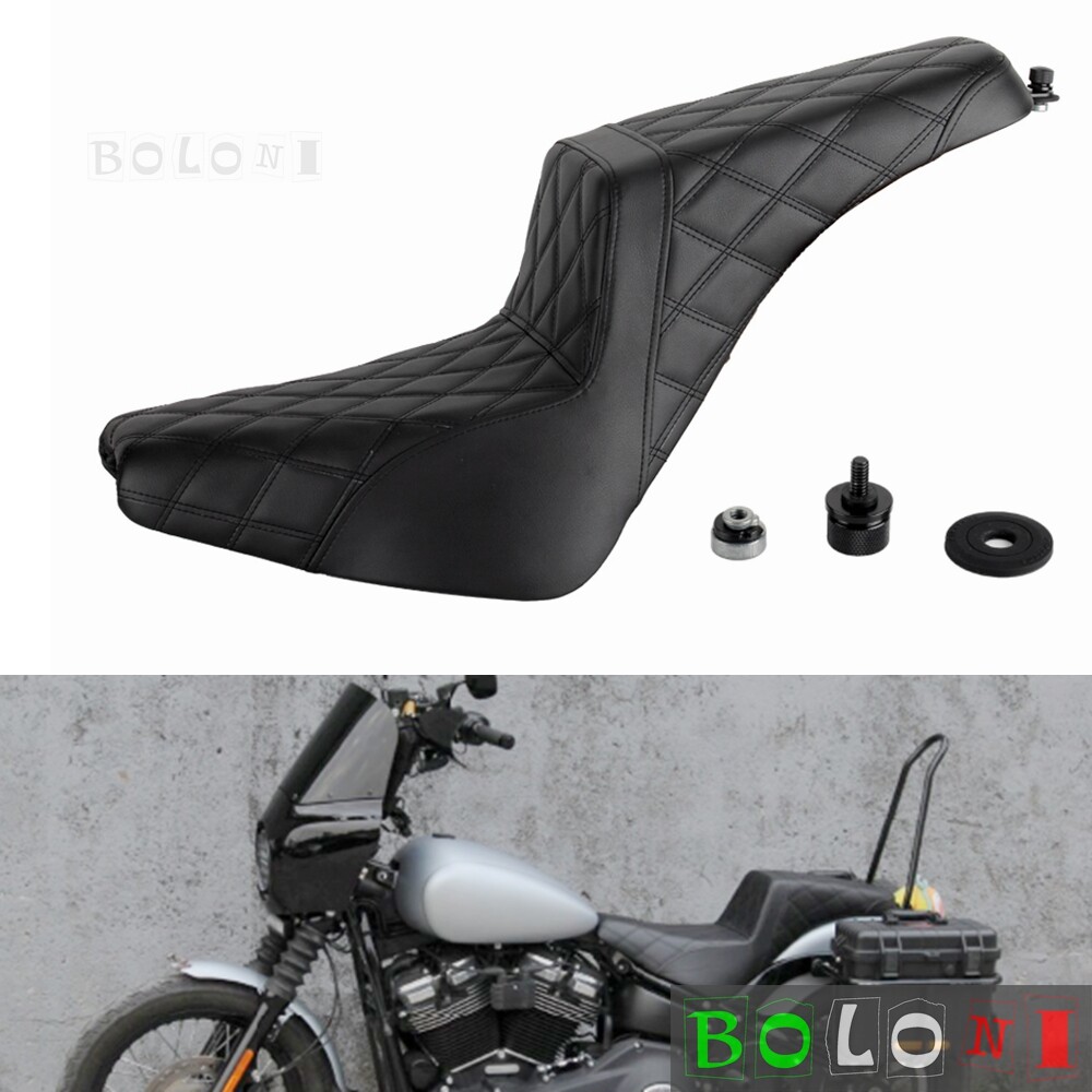 Gel Pad 2-Up Seat For Harley Softail Street Bob FXBB FXBBS Slim FLSL 2018-2024
