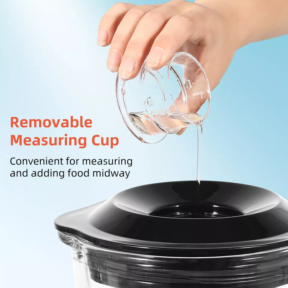 Blender Glass Stainless Steel 1800W Ice Crusher Smoothie Maker Universal Mixer