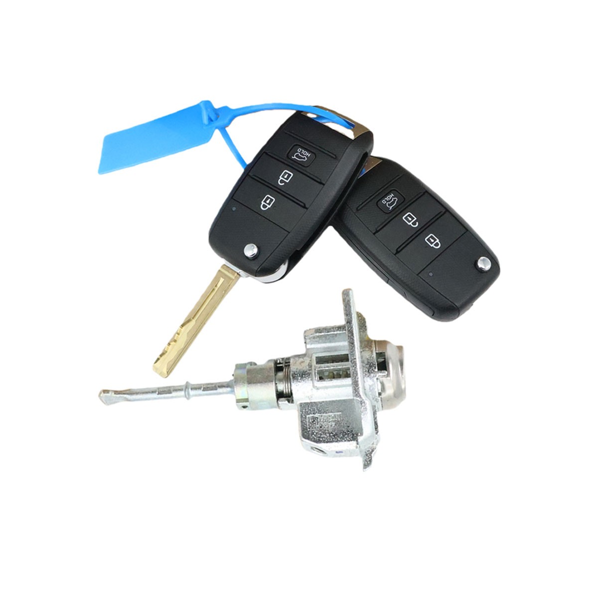 NEW For 2017-2022 Kia Sportage Left Door Lock & Key Cylinder Set 81970-D9A00