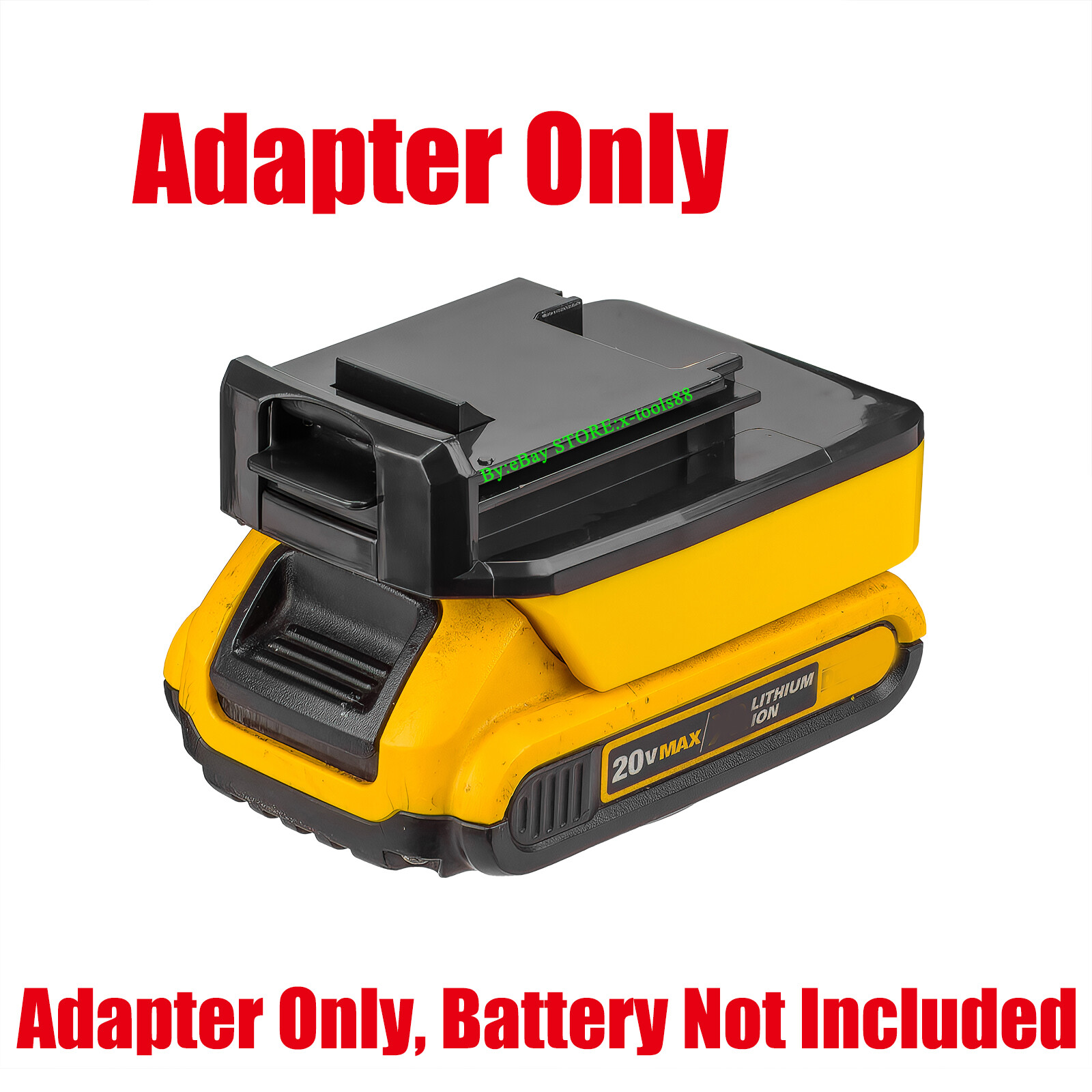 1x Adapter Suitable for Porter Cable 18v Old Tool To for Dewalt 20V XR Batteries