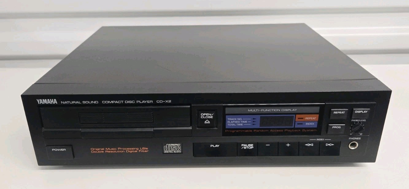 VTG Classic Yamaha CD-X2 Compact Disc Player (1985) Japan Made *FULLY SERVICED*
