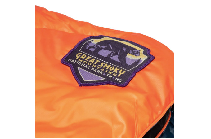 Rumpl Great Smoky Mountains National Park Puffy Blanket Limited Edit Sewn Patch