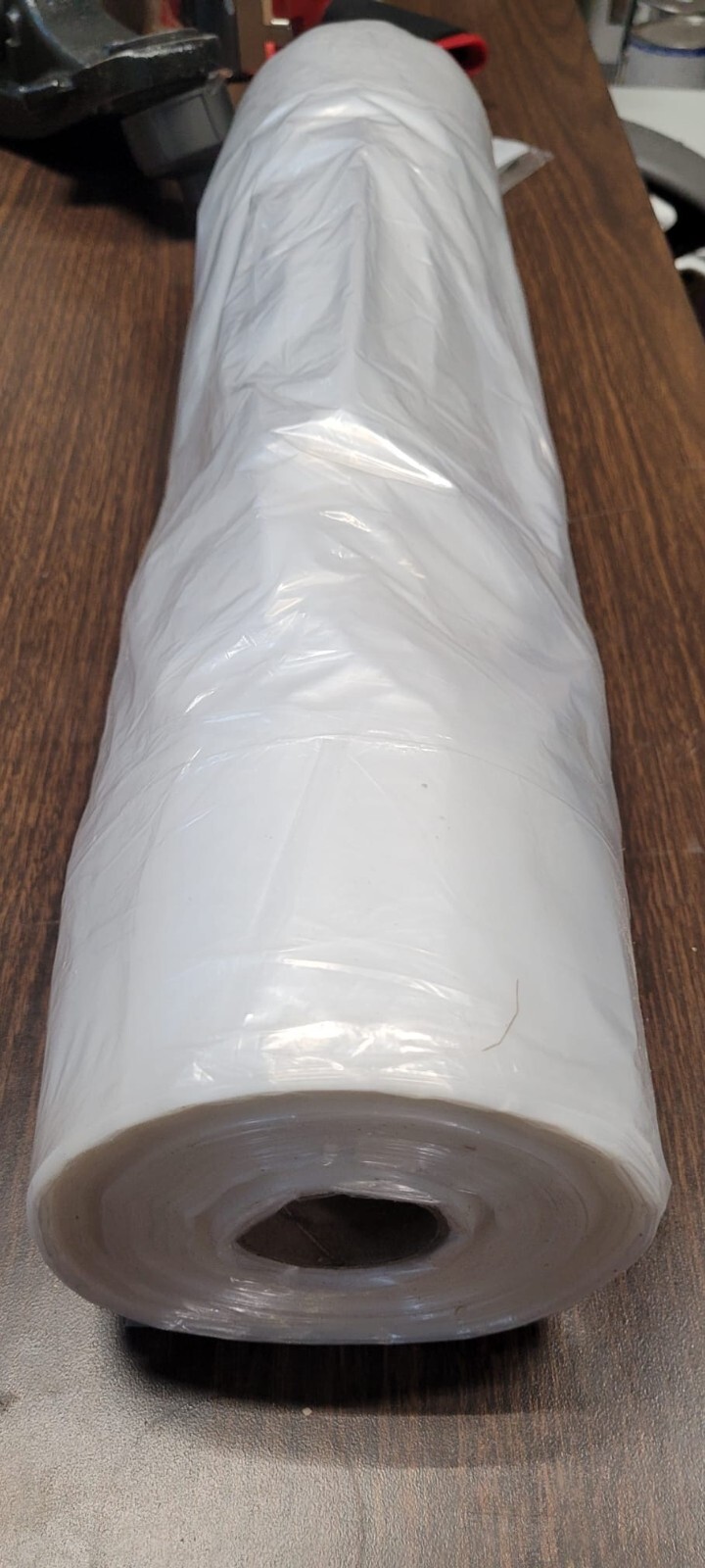 Plastic Bun Pan Cover Rolls 21x6x35 with Tie Strips, 200pk