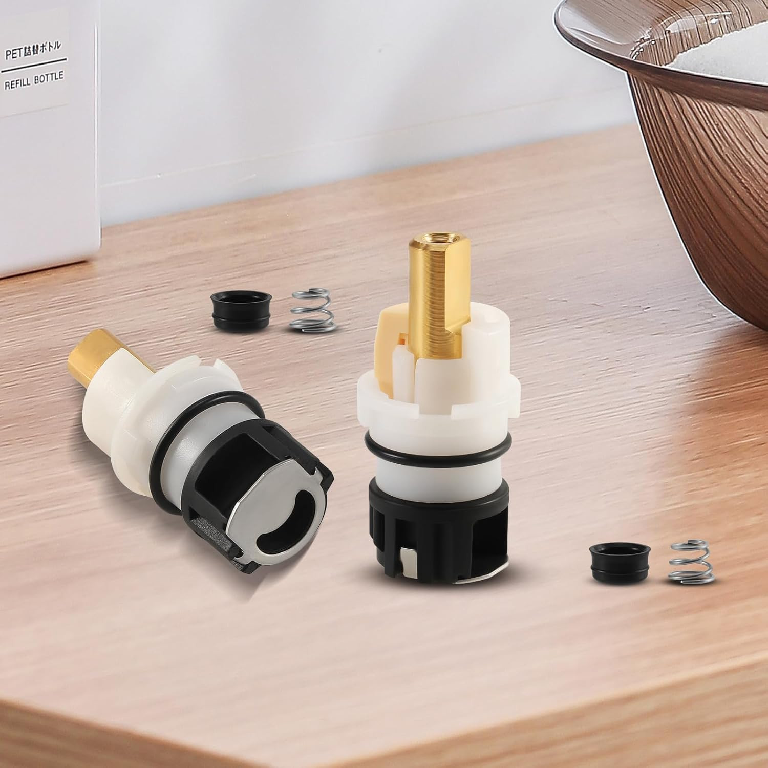 2 Pack RP25513 Faucet Stem Replacement for Delta Two Handle Faucet Repair Kit, P