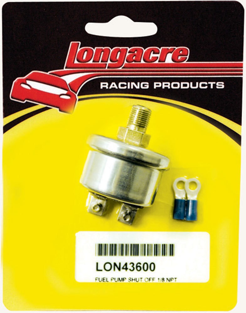 Longacre Pressure Switch - 12 psi Off - 1/8 in NPT Male - Oil - Each 52-43600