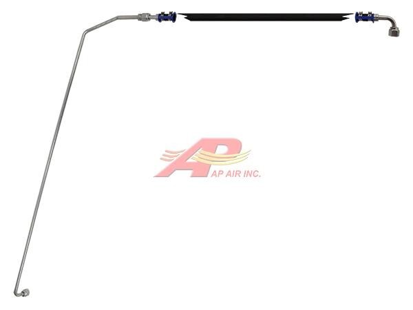 D9027-3462 Peterbilt Condenser To Firewall Direct Fit A/C Hose - 1 Year Warranty