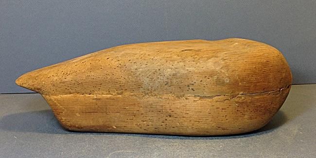 Antique Vintage WOODEN MOLD for BICYCLE SEAT