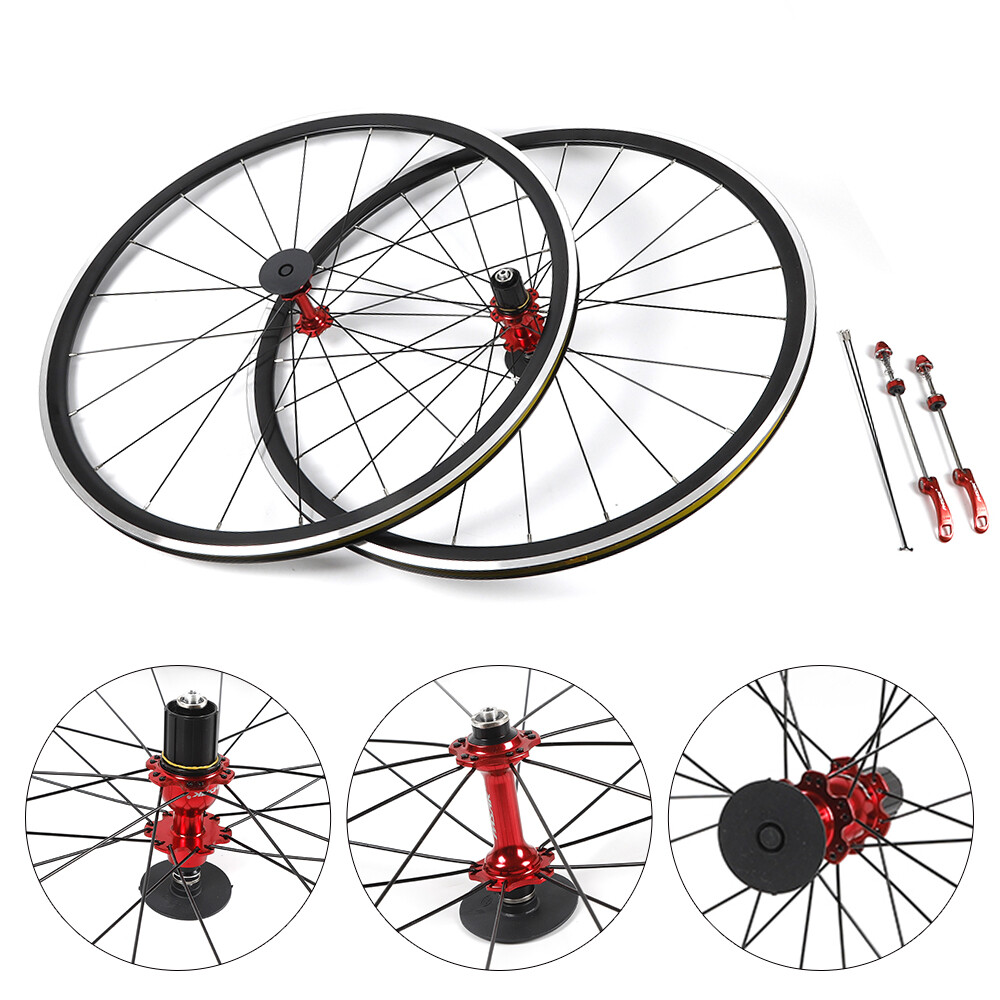 700C Ultralight Road Bicycle Bike Wheel Front Rear Wheelset Brake C/V 7-11 speed