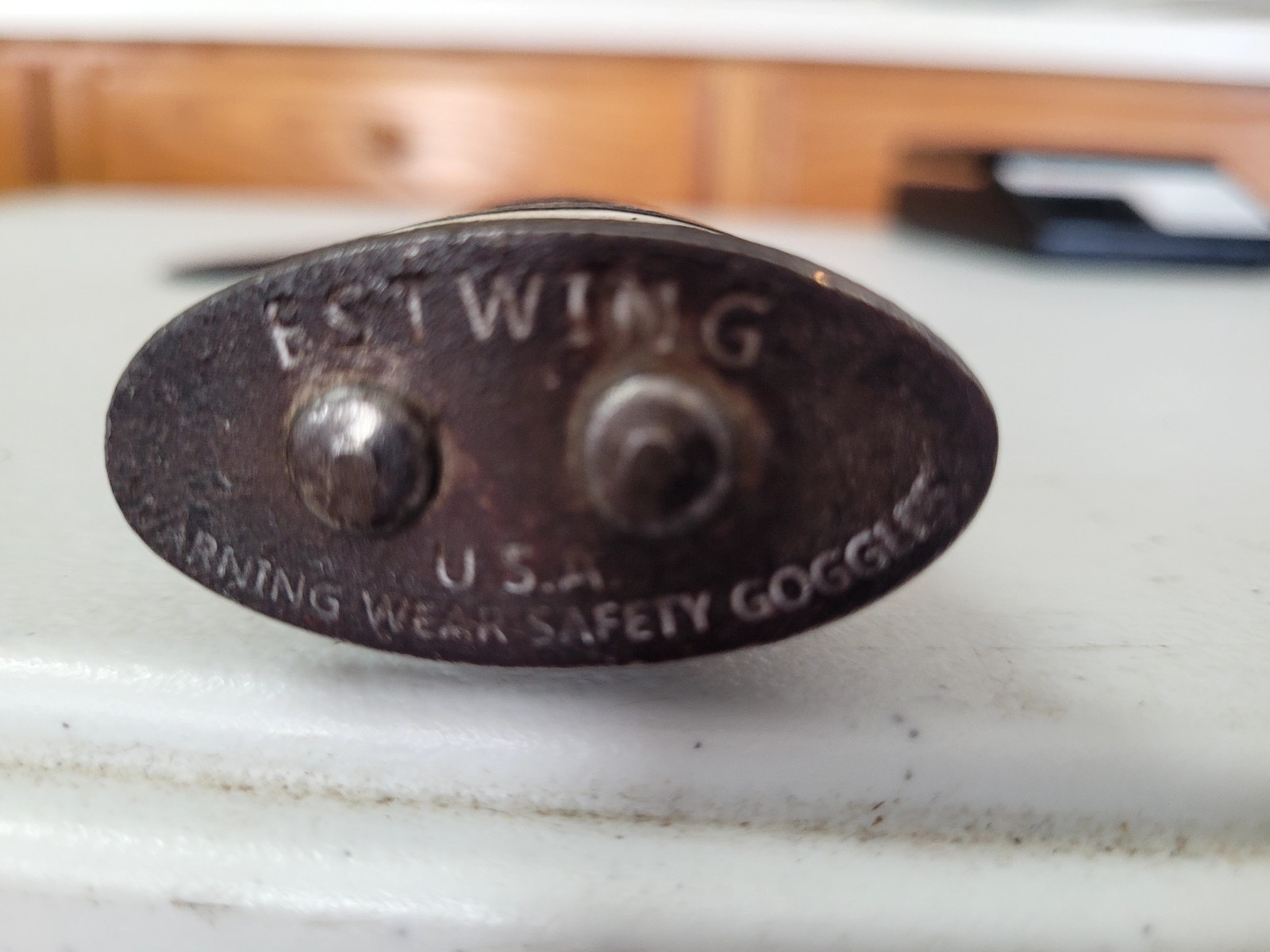 Vintage ESTWING Hatchet USA with Leather Stack Handle 13"