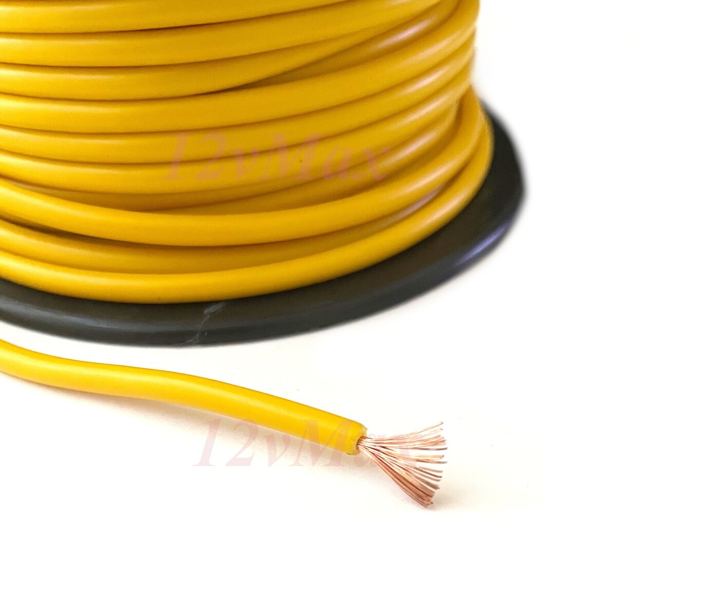 14 Gauge Wire Spool 100ft Roll -Select Color, Single Primary Wire Cable Stranded