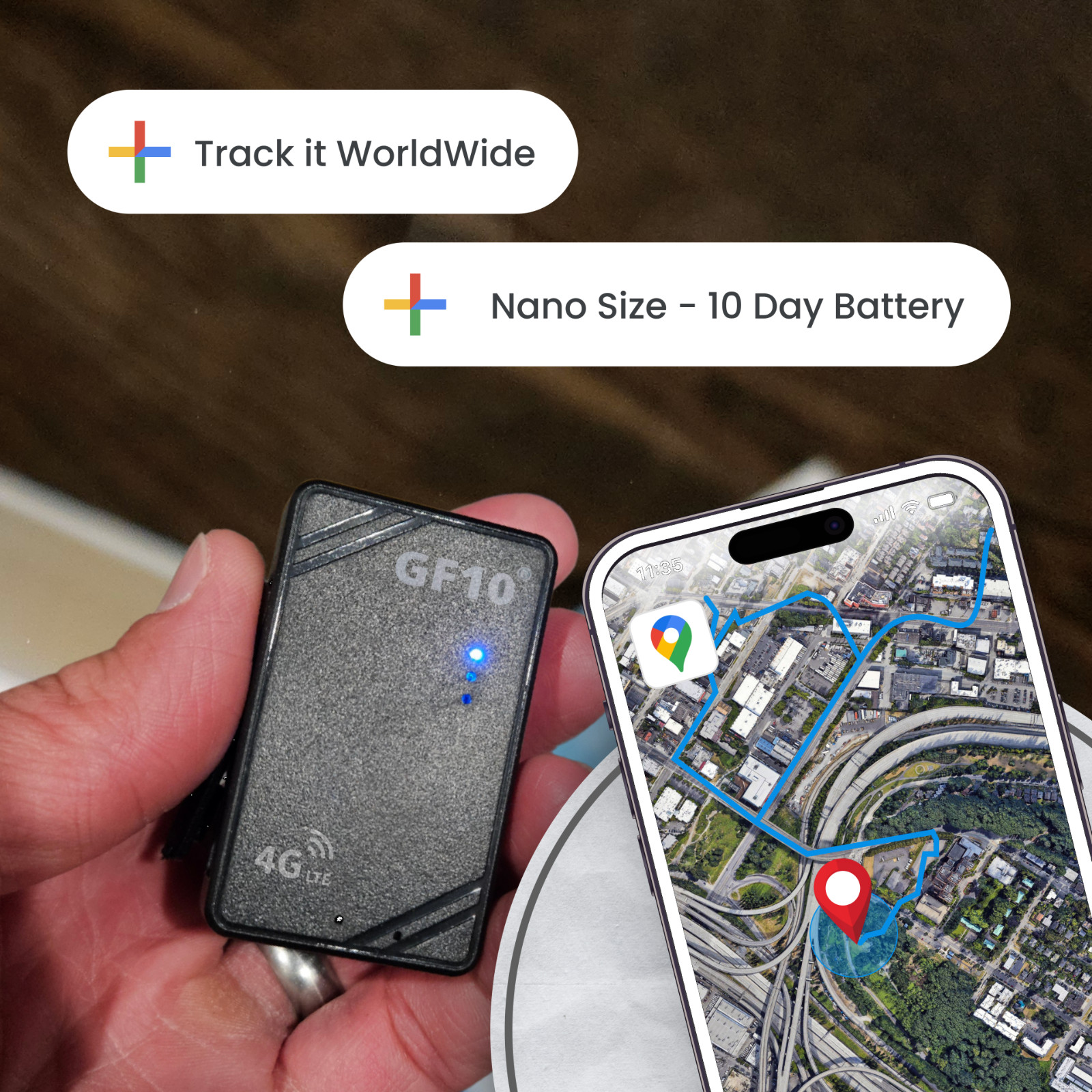 GF10 Mini Magnetic GPS Tracker Real Time Tracking Car Locator Device GSM GPRS