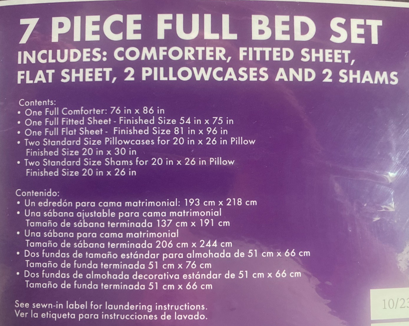 Bratz Full 7 Piece Bed Set Comforter + Sheets + Pillows + 2 Shams Reversible