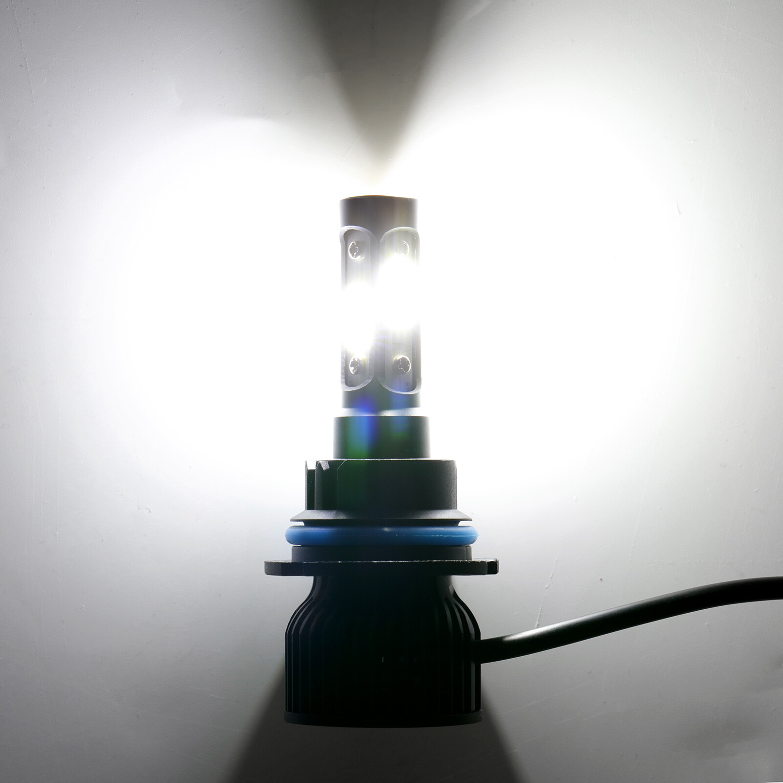 4 Sides HB1 9004 LED Headlight Bulbs Dual Beam 3600000LM 6000K Super Bright Kit