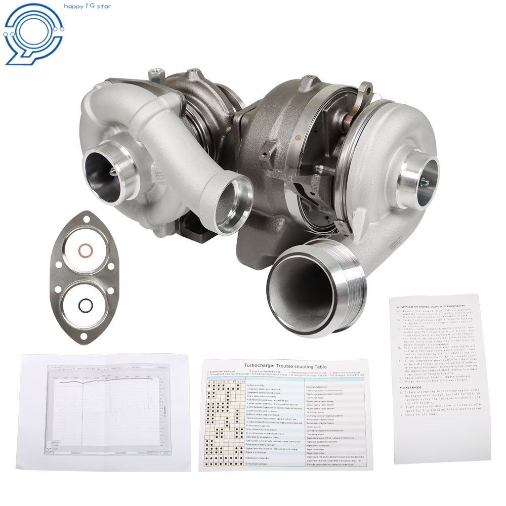 For Ford F-Series 6.4L Powerstroke Diesel 08-10 Turbo Charger High+ Low Pressure