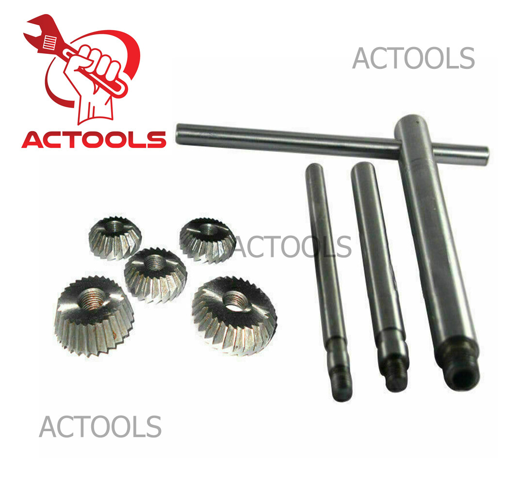 New Valve Seat And Carbon Steel Face Cutter Set Of 21 Pcs With Metal Box USA