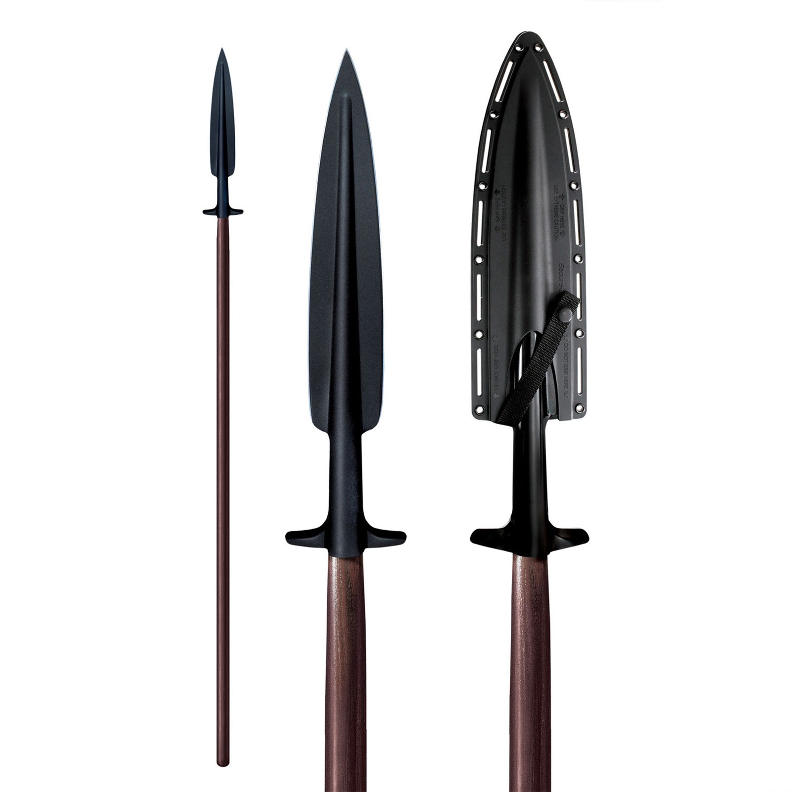 Cold Steel Med Carbon SK 5 Steel Boar Hunting Spear w/Secure Ex Sheath