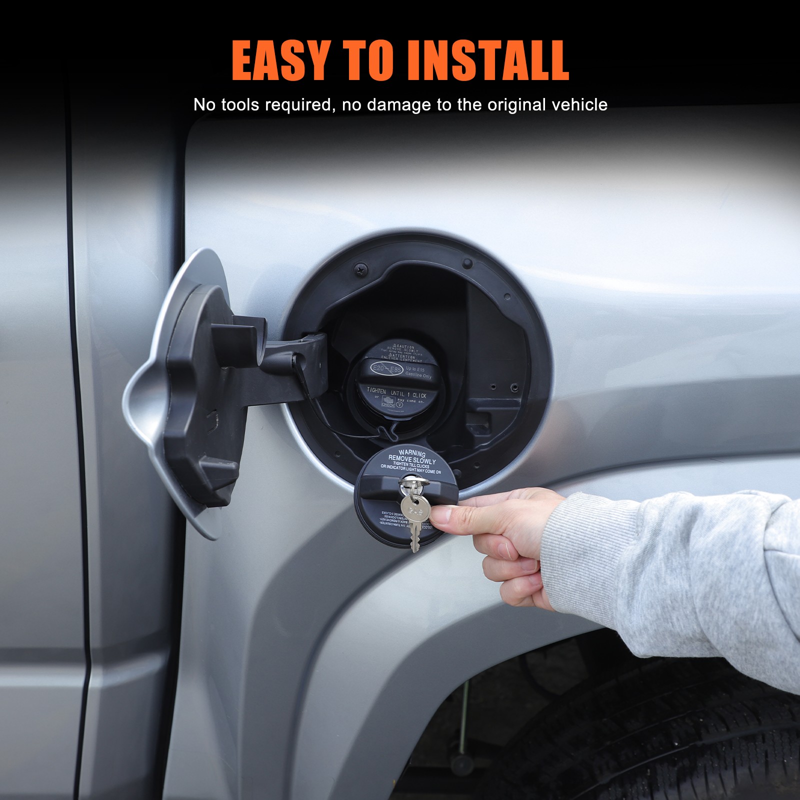 Fits 2024+ 4th Gen Toyota Tacoma Locking Fuel Tank cap Gas Cap Accessories key