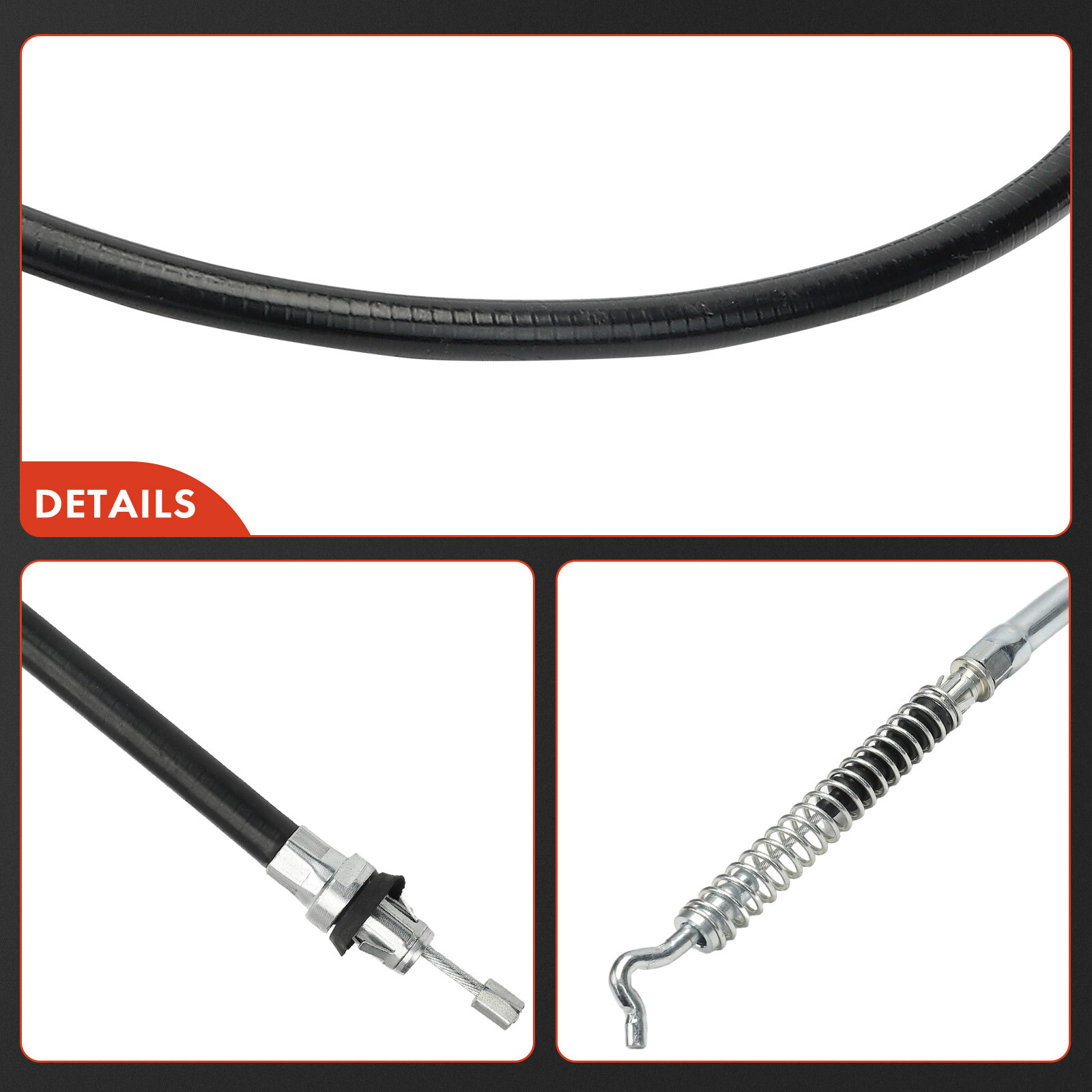 2PCS Rear LH & RH Parking Brake Cable for Ford F-250 F-350 Super Duty 2000-2004