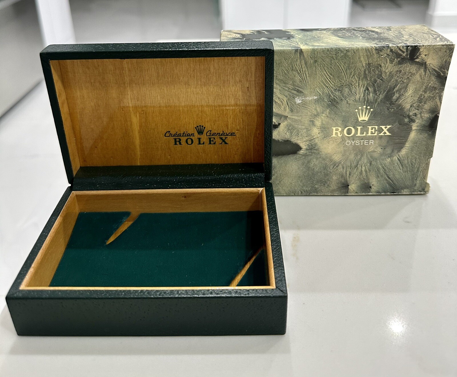 100% Genuine Rolex Datejust 16013 16014 Box Booklets Tags FULL SET 80s clean