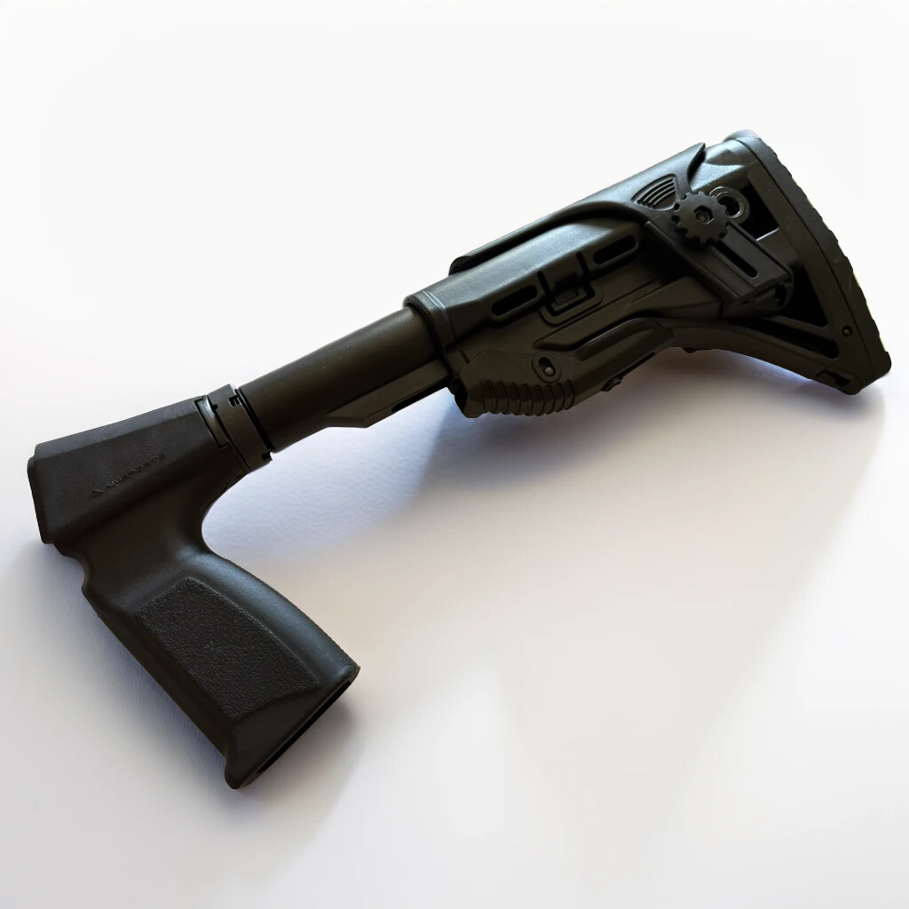 "NEW" Remington 870 / TAC-14 Tactical Grip 12/20 GA Stock w/ Cheek Riser (Black)