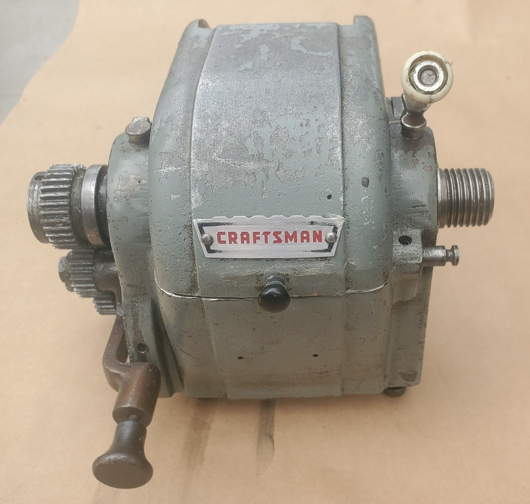 Vintage Craftsman 6” Metal Lathe Headstock Craftsman 101 Lathe Atlas