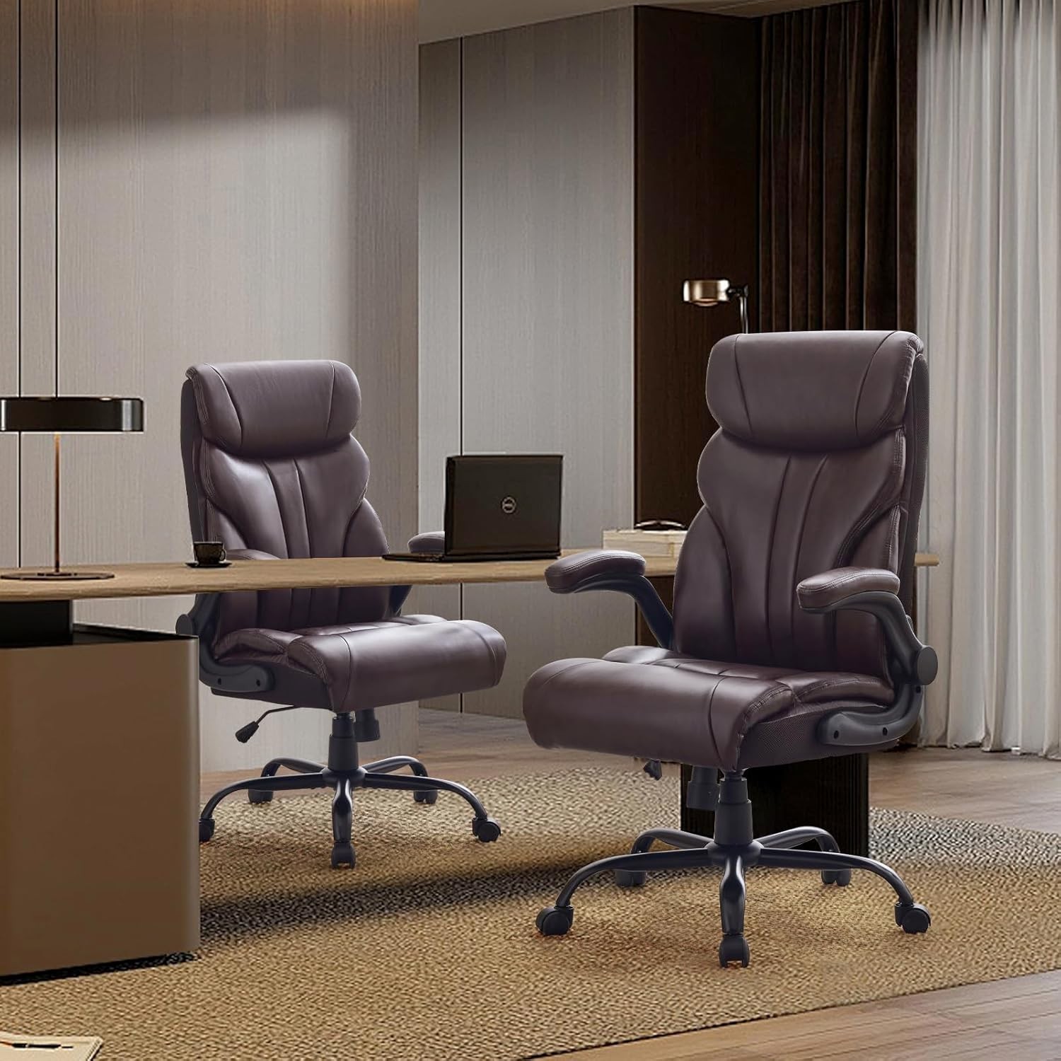 500lbs Big and Tall Office Chair Wide Ergonomic Computer Desk Chair Adjustable