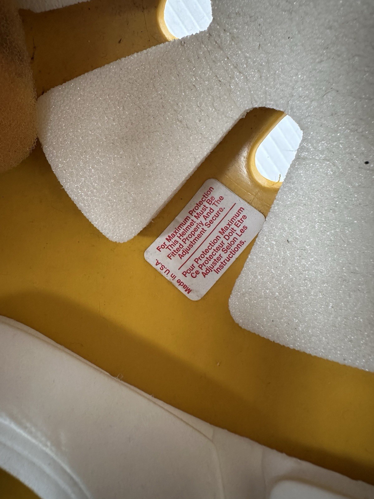 Vintage 1980s Pro-Tec Skateboard Helmet BMX Yellow Made in USA L XL Set Of 2