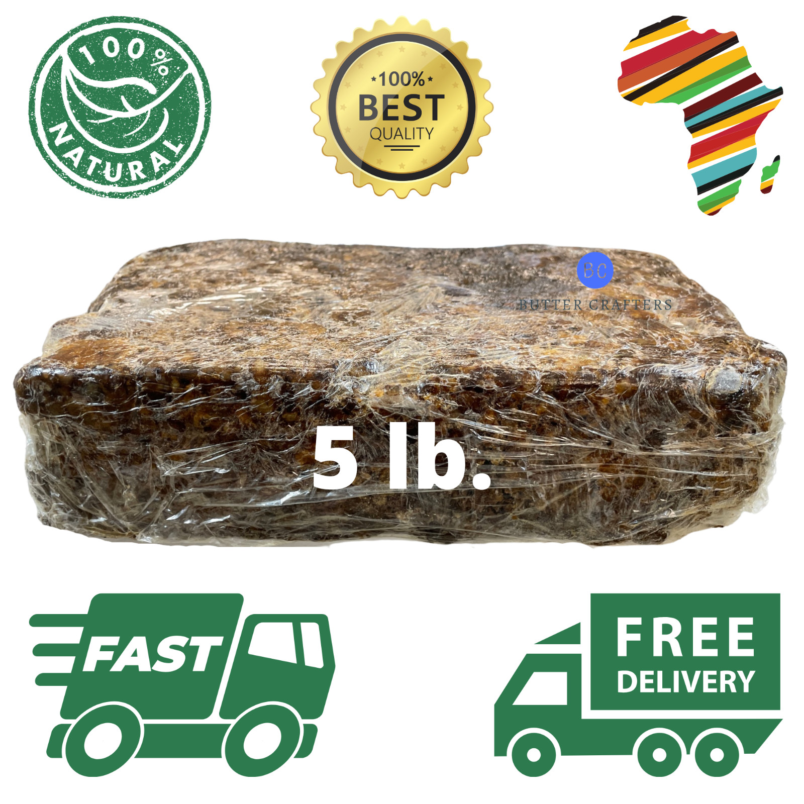 Raw African Black Soap Bulk Wholesale 100% Pure Natural Organic Unrefined Ghana