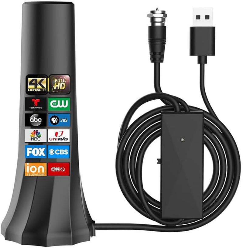 TV Antenna for Smart TV Without Cable with 560+ Miles Coverage Range,Amplified S