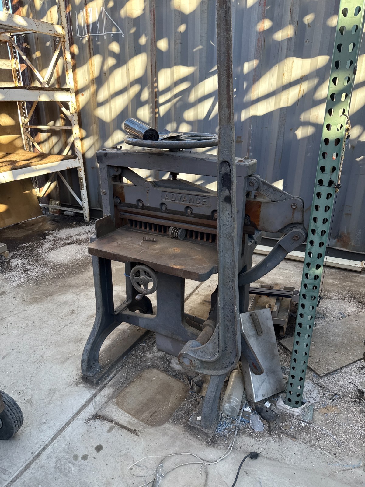 Antique - Advance Guillotine Manual Paper Cutter